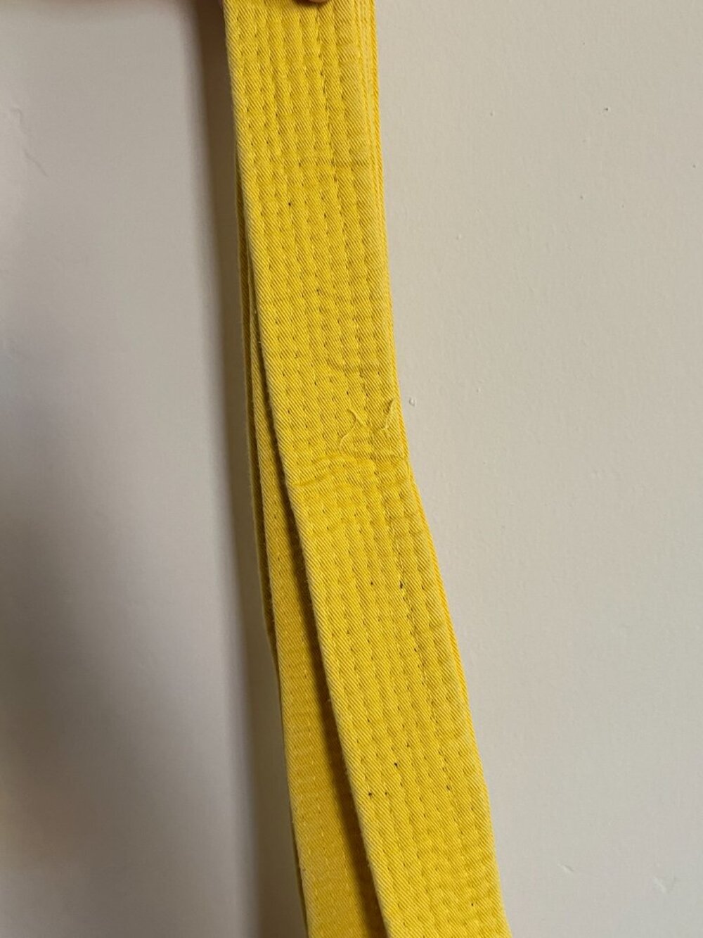 Yellow Taekwondo belt size 1 Martial Arts Karate Replacement Belt vintage 90s